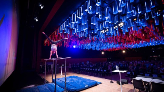 Sports performance on stage