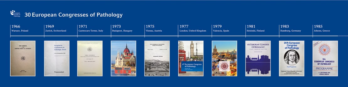 30 European Congresses of Pathology (1966-1985) 