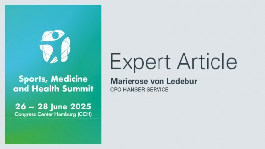 Expert Article Sports Medicine and Health Summit, 26 - 28 June 2025, Marierose von Ledebur